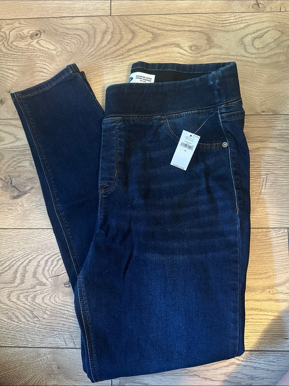 Old Navy Dark Indigo High-Rise Jeggings